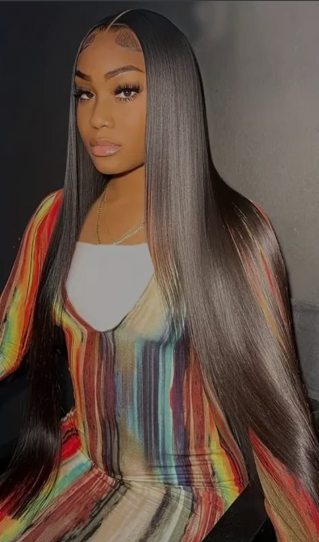 Elegant 5x5 HD lace Front wig Glueless Straight Human Hair,
